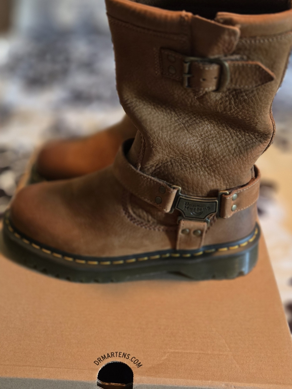 Dr. Martens Anistone Hi Boots - Brown - Picture 5 of 9